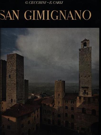 San Gimignano - Giovanni Cecchini - copertina