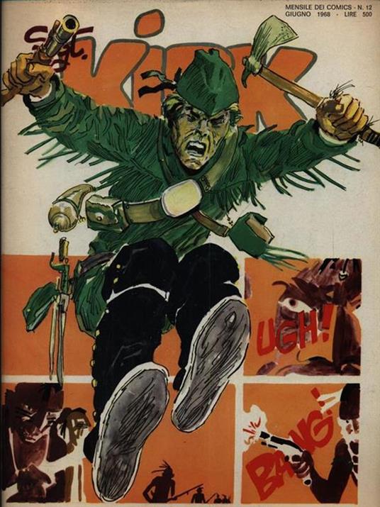 Sgt. Kirk. N. 12, giugno 1968 - copertina