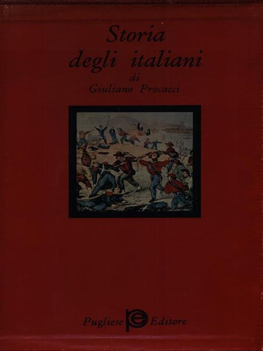 Storia Degli Italiani. 2voll - Giuliano Procacci - copertina
