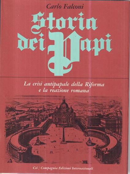 Storia dei papi - Carlo Falconi - copertina