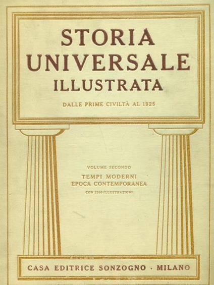 Storia Universale Illustrata. 2 Voll - Decio Cinti - copertina