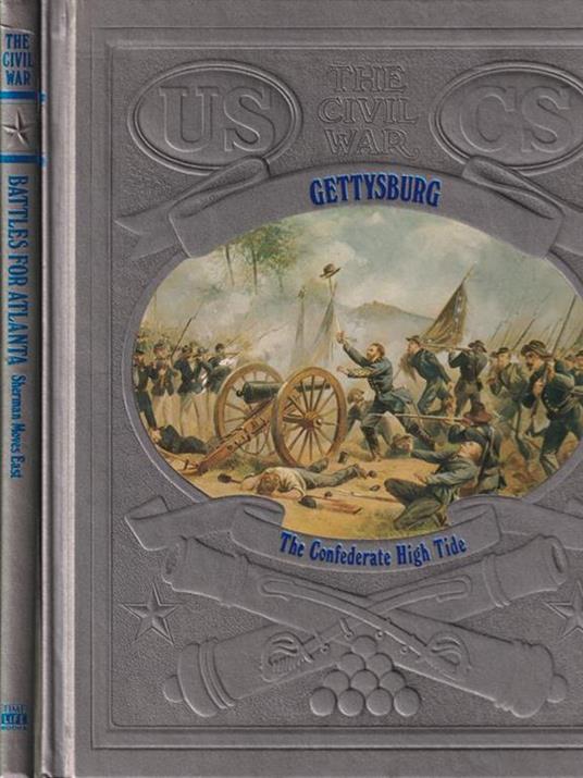 The civil war Gettisburg/ Battles for Atlanta - copertina