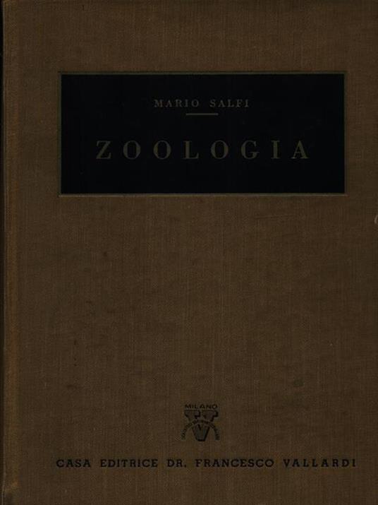 Zoologia - Mario Salfi - copertina