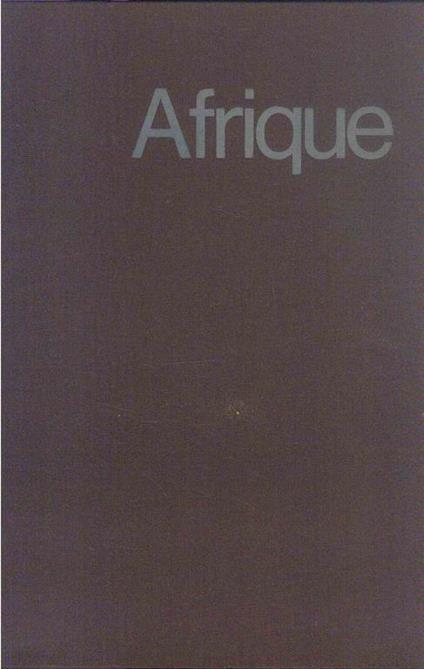 Afrique - Emil Schulthess - copertina