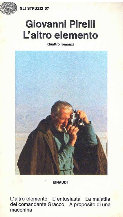 L' altro elemento - Giovanni Pirelli - copertina