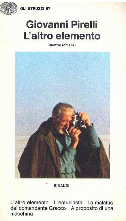 L' altro elemento - Giovanni Pirelli - copertina