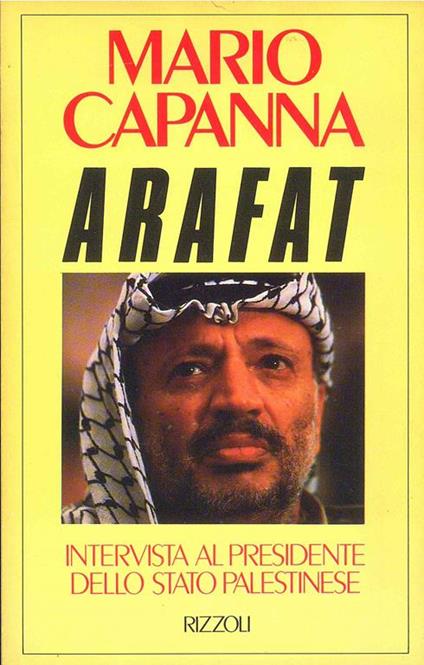 Arafat - Mario Capanna - copertina