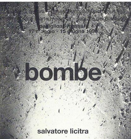 Bombe - Salvatore Licitra - copertina