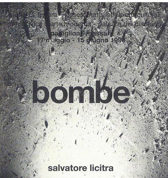 Bombe - Salvatore Licitra - copertina