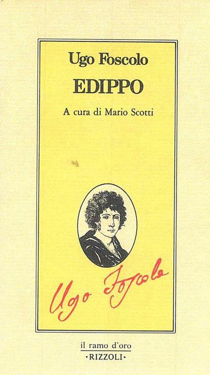 Edippo - Ugo Foscolo - copertina