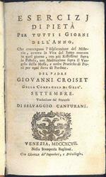 Esercizi di pietà per tutti i giorni dell'anno. Settembre