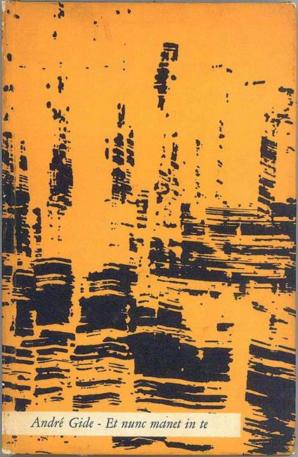 Et nunc manet in te – Diario intimo - André Gide - copertina