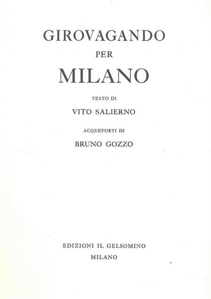Girovagando per Milano - Vito Salierno - copertina