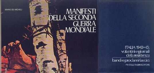 Manifesti della seconda guerra mondiale - Mario De Micheli - copertina