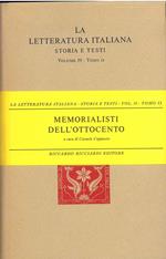 Memorialisti dell'ottocento