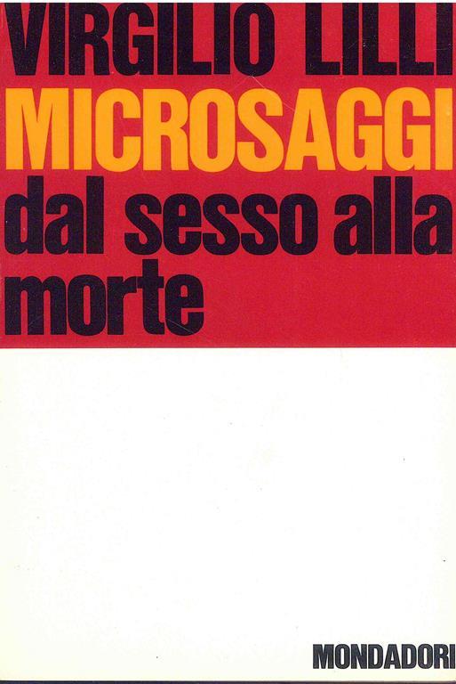 Microsaggi dal sesso alla morte - Virgilio Lilli - copertina