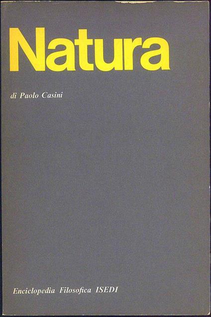 Natura - Paolo Casini - copertina