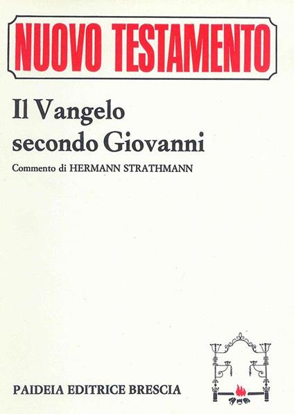 Nuovo testamento. Il Vangelo secondo Giovanni - copertina