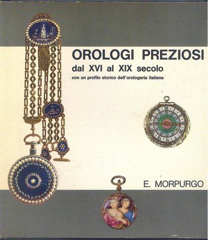 Orologi preziosi - Emilio Morpurgo - copertina