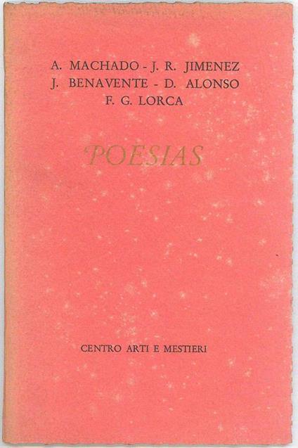 Poesias - copertina