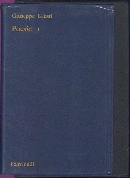 Poesie. 2 Volumi - Giuseppe Giusti - copertina