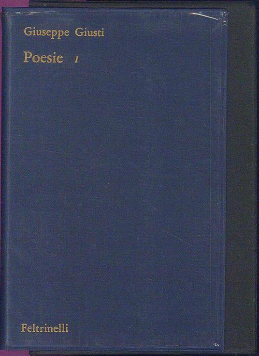 Poesie. 2 Volumi - Giuseppe Giusti - copertina
