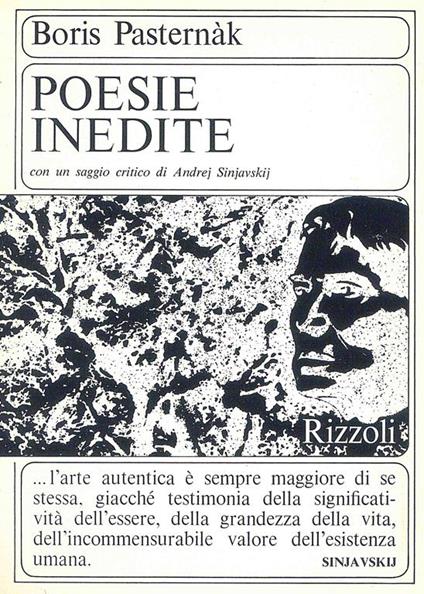 Poesie inedite - Boris Pasternak - copertina