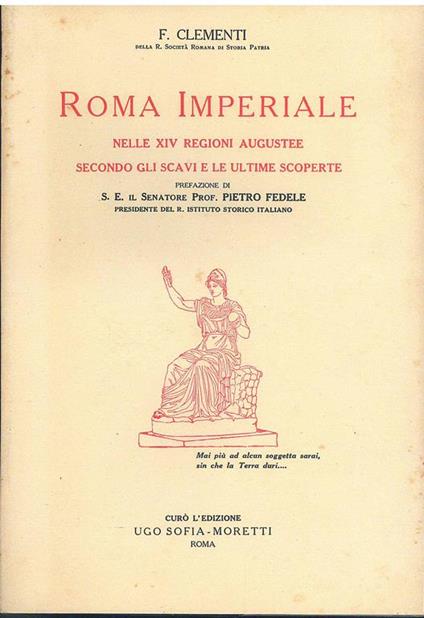 Roma Imperiale 2vv - F. Clementi - copertina
