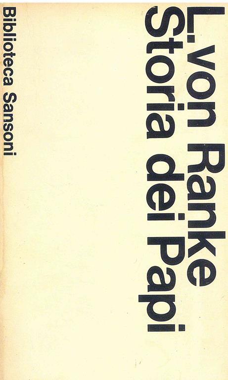 Storia dei papi - copertina