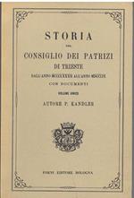 Storia del consiglio dei Patrizi di Trieste