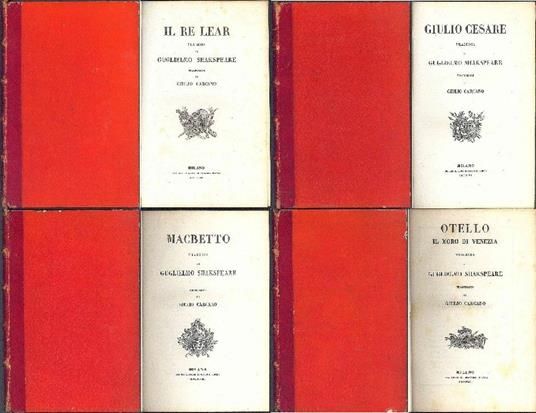 Teatro scelto. 4vol - William Shakespeare - copertina