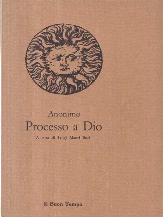 Processo a Dio - Anonimo calalabrese - copertina