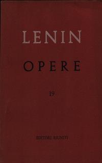 Opere vol. 19