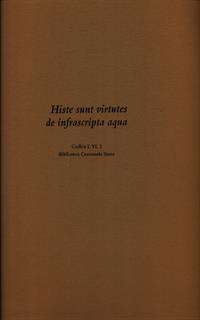 Histe sunt virtutes de infrascripta aqua