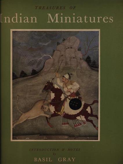 Treasures of Indian Miniatures - Basil Gray - copertina
