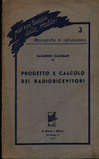 Progetto e calcolo dei radioricevitori
