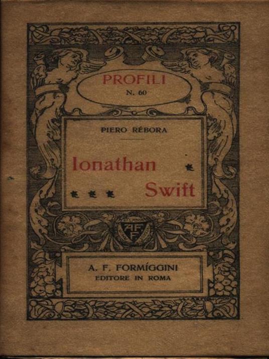 Ionathan Swift - Piero Rebora - copertina