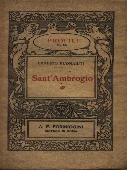 Sant'Ambrogio - Ernesto Buonaiuti - copertina