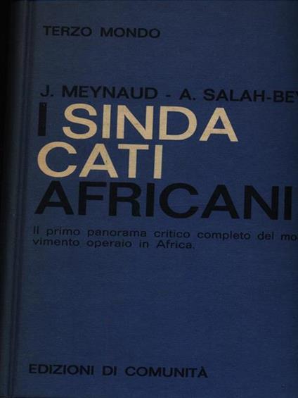 I sindacati africani - Jean Meynaud - copertina
