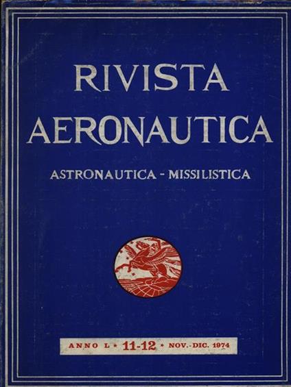 Rivista aeronautica n. 11-12/nov-dic 1974 -   - copertina