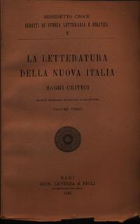 La letteratura della Nuova Italia vol. 3