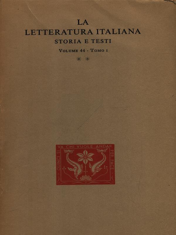 Dal Muratori a Cesarotti tomo I - Opere di Muratori