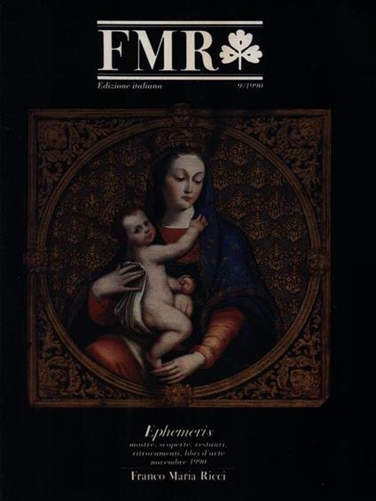 FMR Ephemeris n. 9/novembre 1990 -   - copertina