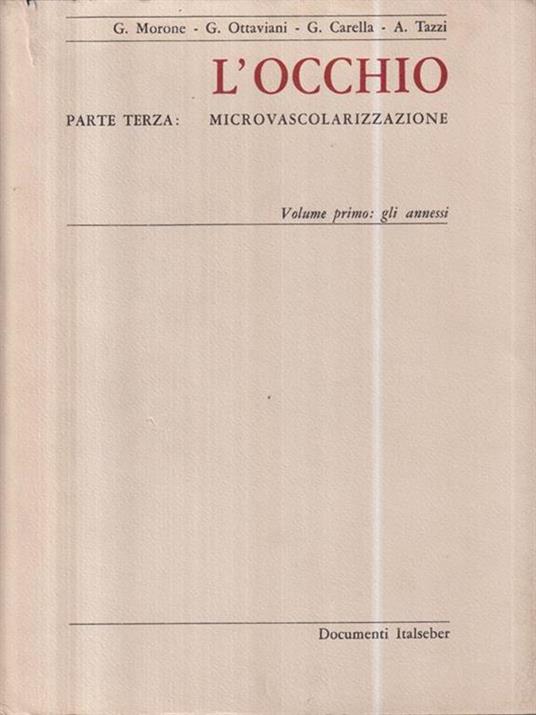 L' occhio. Parte III Microvascolarizzazione -   - copertina