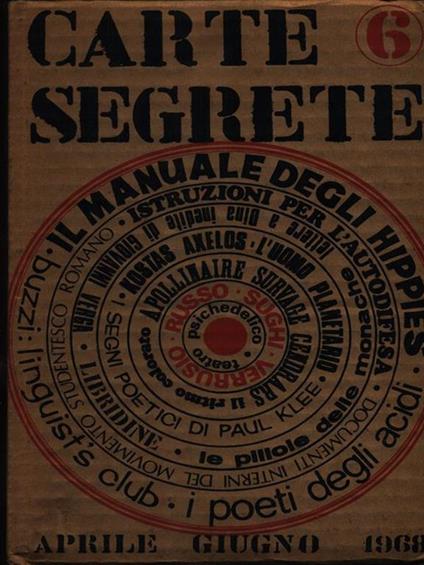 Carte segrete n. 6/aprile-giugno 1968 -   - copertina