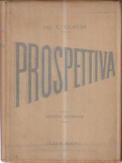Prospettiva - Claudio Claudi - copertina