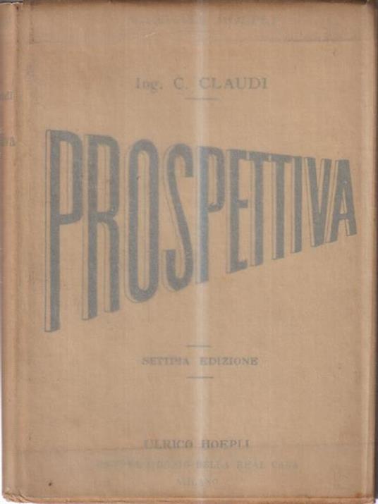 Prospettiva - Claudio Claudi - copertina