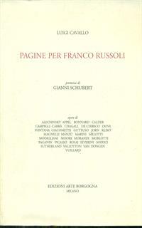 Pagine per Franco Russoli