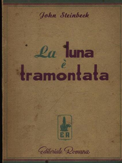 La luna è tramontata - John Steinbeck - copertina
