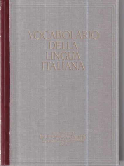 Vocabolario della lingua italiana 5 voll - copertina